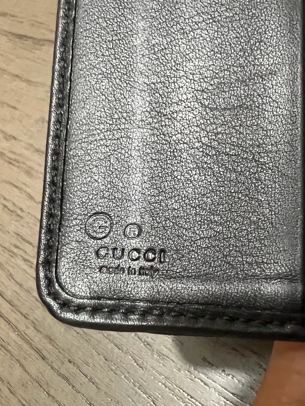 Gucci Black Leather Microguccissima Flap Continental Wallet- With Authentication - Picture 6 of 16